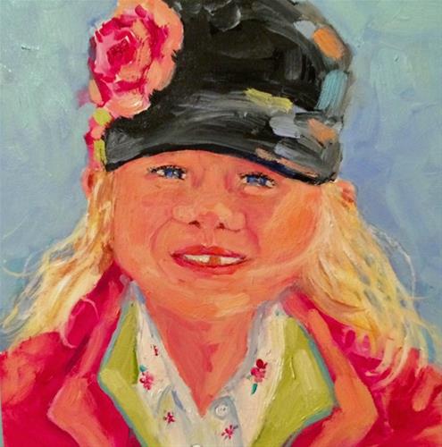 "Girl in Pink" original fine art by Suzy 'Pal' Powell "Girl in Pink" original fine art by Suzy 'Pal' Powell