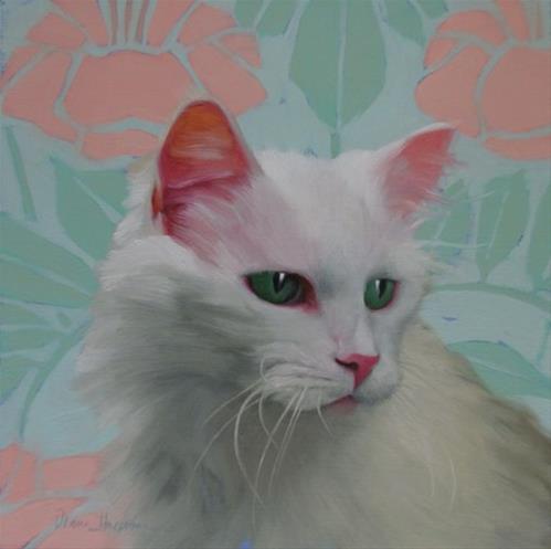 "The Senior, a new cat painting by Hoeptner" original fine art by Diane Hoeptner "The Senior, a new cat painting by Hoeptner" original fine art by Diane Hoeptner