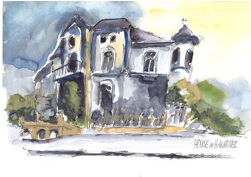 "1724 ByeBye" original fine art by Dietmar Stiller "1724 ByeBye" original fine art by Dietmar Stiller