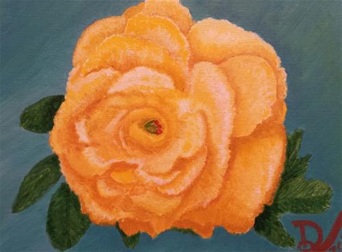 "Yellow Flower" original fine art by Donna Vieth "Yellow Flower" original fine art by Donna Vieth