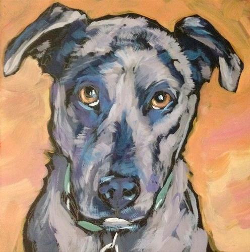 "Azzura, July 2" original fine art by Kat Corrigan "Azzura, July 2" original fine art by Kat Corrigan