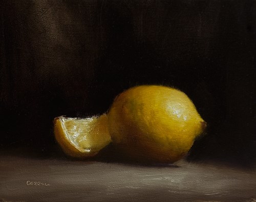 "Lemon Quarter" original fine art by Neil Carroll "Lemon Quarter" original fine art by Neil Carroll