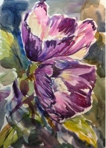 "Blue Period" original fine art by Lyn Gill "Blue Period" original fine art by Lyn Gill