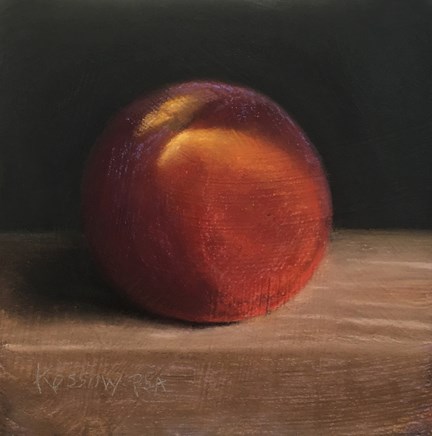 "Peach II" original fine art by Cristine Kossow "Peach II" original fine art by Cristine Kossow