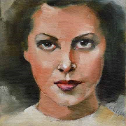 "Dark Glow" original fine art by Cheryl Wilson "Dark Glow" original fine art by Cheryl Wilson