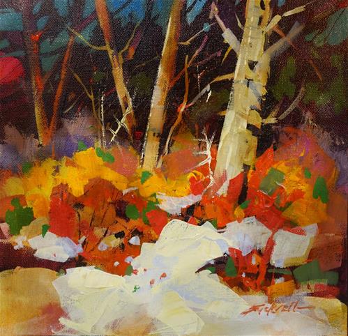 "First Colours of Spring" original fine art by Brian Buckrell "First Colours of Spring" original fine art by Brian Buckrell