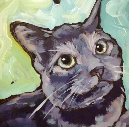 "Amelia!" original fine art by Kat Corrigan "Amelia!" original fine art by Kat Corrigan