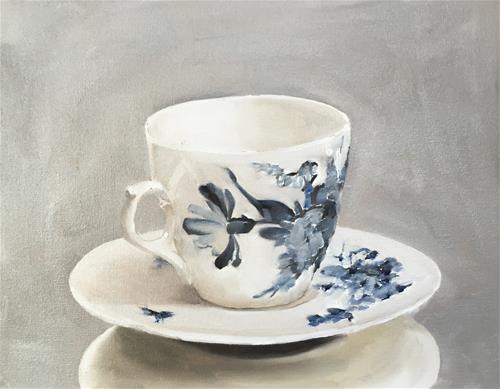 "Tea Cup" original fine art by James Coates "Tea Cup" original fine art by James Coates