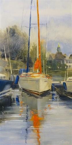 "Orange Crush" original fine art by Beth Bathe "Orange Crush" original fine art by Beth Bathe