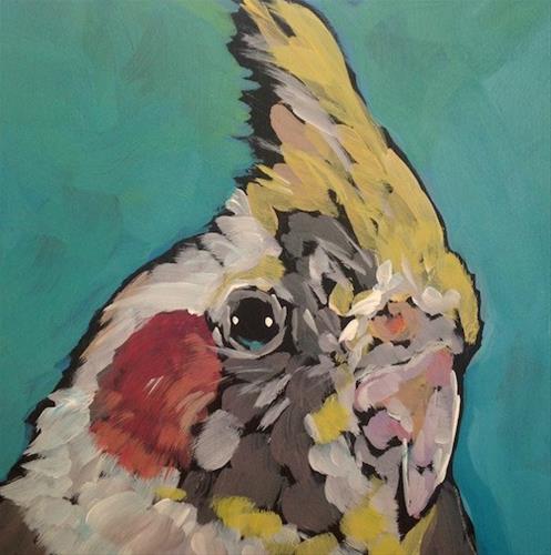 "March 14, Gwen" original fine art by Kat Corrigan "March 14, Gwen" original fine art by Kat Corrigan