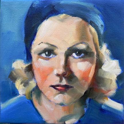 "In Blue" original fine art by Cheryl Wilson "In Blue" original fine art by Cheryl Wilson