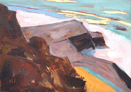 "Cabrillo Plein Air" original fine art by Kevin Inman "Cabrillo Plein Air" original fine art by Kevin Inman