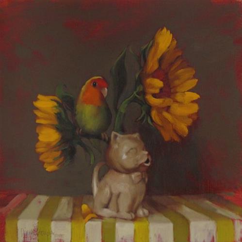 "Before and After photos, Fixing Bird Lands" original fine art by Diane Hoeptner "Before and After photos, Fixing Bird Lands" original fine art by Diane Hoeptner
