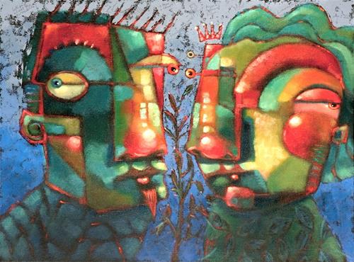 "Rusted Love" original fine art by Brenda York "Rusted Love" original fine art by Brenda York
