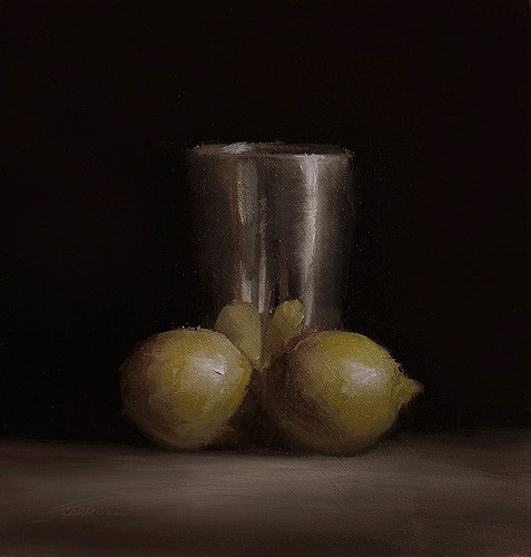 "Cup with Lemons" original fine art by Neil Carroll "Cup with Lemons" original fine art by Neil Carroll