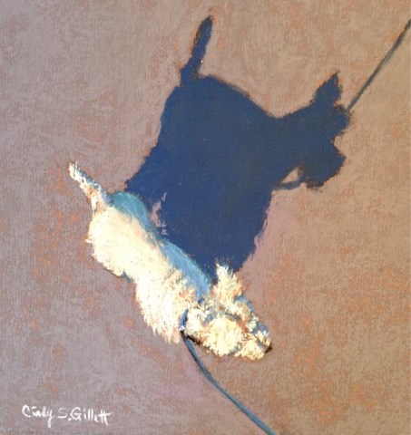 "Little Buddy" original fine art by Cindy Gillett "Little Buddy" original fine art by Cindy Gillett