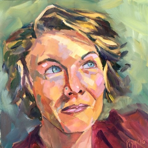 "Carol Marine" original fine art by Piya Samant "Carol Marine" original fine art by Piya Samant