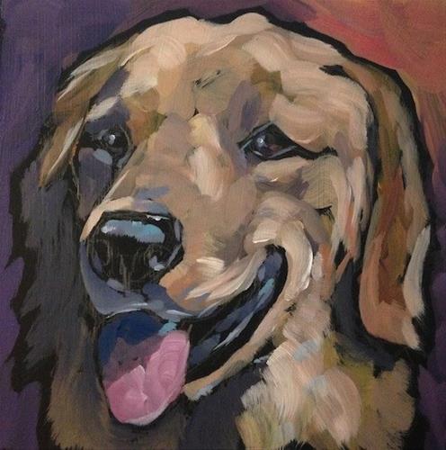 "July 27, Hannah" original fine art by Kat Corrigan "July 27, Hannah" original fine art by Kat Corrigan