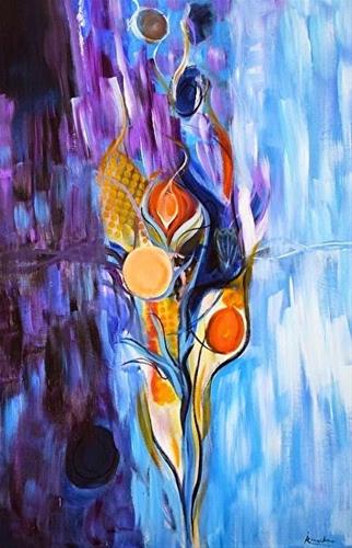 "Environmental Abstract Painting Hidden Treasures by Contemporary International Abstract Expression" original fine art by Arrachme Art "Environmental Abstract Painting Hidden Treasures by Contemporary International Abstract Expression" original fine art by Arrachme Art