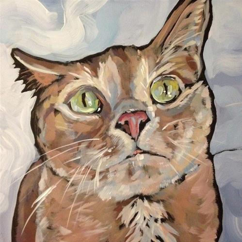 "March 3, Jack!" original fine art by Kat Corrigan "March 3, Jack!" original fine art by Kat Corrigan