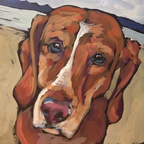 "Juno, A Commission" original fine art by Kat Corrigan "Juno, A Commission" original fine art by Kat Corrigan