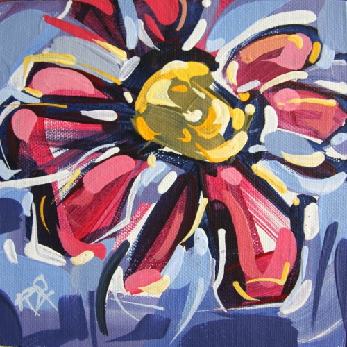 "Flower Abstraction 232" original fine art by Roger Akesson "Flower Abstraction 232" original fine art by Roger Akesson