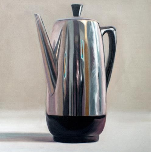 "Single Coffee Percolator" original fine art by Lauren Pretorius "Single Coffee Percolator" original fine art by Lauren Pretorius