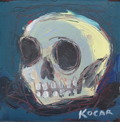 "Yellow Skull" original fine art by George Kocar "Yellow Skull" original fine art by George Kocar