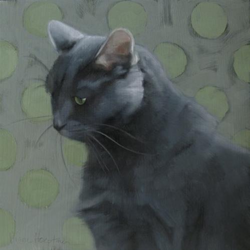"Blue Coco and I will juror a show on CFAI.co" original fine art by Diane Hoeptner "Blue Coco and I will juror a show on CFAI.co" original fine art by Diane Hoeptner