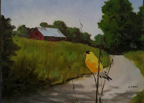 "Joseph Mandels Farm" original fine art by Steve Gibson "Joseph Mandels Farm" original fine art by Steve Gibson