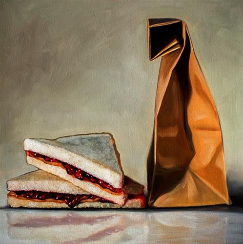"Peanut Butter and Jelly" original fine art by Lauren Pretorius "Peanut Butter and Jelly" original fine art by Lauren Pretorius