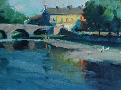 "Eniscorthy, Ireland" original fine art by Margaret Dyer "Eniscorthy, Ireland" original fine art by Margaret Dyer