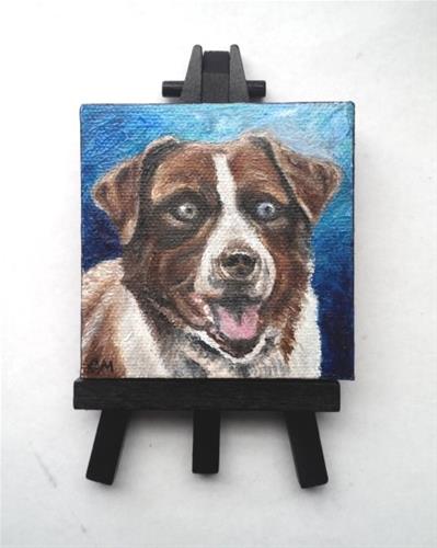 "Custom Dog Portrait" original fine art by Camille Morgan "Custom Dog Portrait" original fine art by Camille Morgan