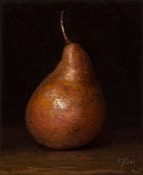 "Bosc Pear in Last Light (+ my upcoming Workshops)" original fine art by Abbey Ryan "Bosc Pear in Last Light (+ my upcoming Workshops)" original fine art by Abbey Ryan