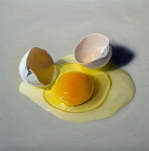 "Cracked Egg" original fine art by Lauren Pretorius "Cracked Egg" original fine art by Lauren Pretorius