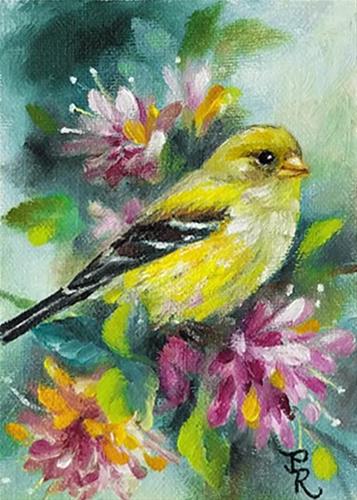 "Honeysuckle Heaven" original fine art by Paulie Rollins "Honeysuckle Heaven" original fine art by Paulie Rollins