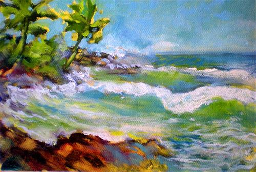 "Honls Wave - 150202s" original fine art by richard rochkovsky "Honls Wave - 150202s" original fine art by richard rochkovsky