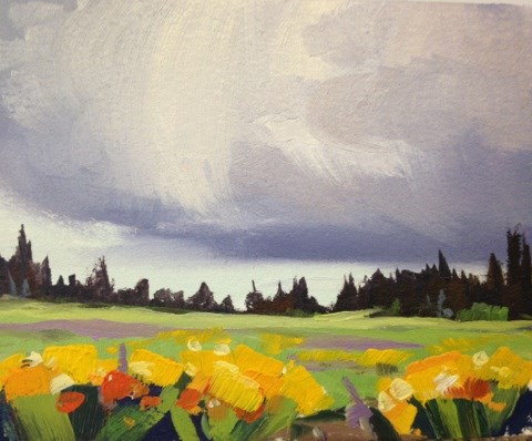 "Cedar Breaks - Spring Flowers 2" original fine art by Mary Jabens "Cedar Breaks - Spring Flowers 2" original fine art by Mary Jabens