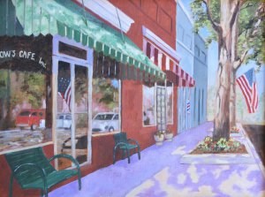 "Main Street" original fine art by Robert Frankis "Main Street" original fine art by Robert Frankis