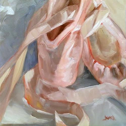 "Pink on White" original fine art by Elaine Juska Joseph "Pink on White" original fine art by Elaine Juska Joseph