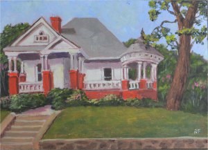 "House on the Hill" original fine art by Robert Frankis "House on the Hill" original fine art by Robert Frankis