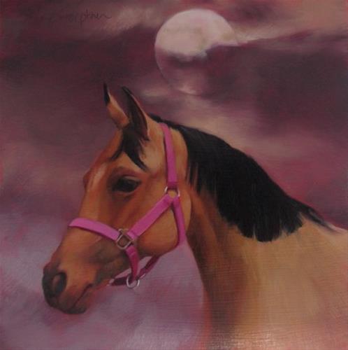 "Moon Over Marla" original fine art by Diane Hoeptner "Moon Over Marla" original fine art by Diane Hoeptner