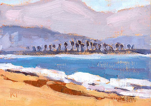 "Coronado, Looking South" original fine art by Kevin Inman "Coronado, Looking South" original fine art by Kevin Inman