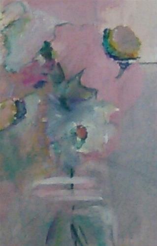 "Coneflowers in Ballet Pink" original fine art by Ann Rudd "Coneflowers in Ballet Pink" original fine art by Ann Rudd