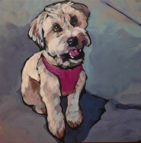 "September 9, Nora!" original fine art by Kat Corrigan "September 9, Nora!" original fine art by Kat Corrigan
