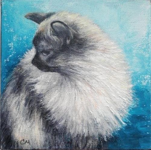 "Cat" original fine art by Camille Morgan "Cat" original fine art by Camille Morgan