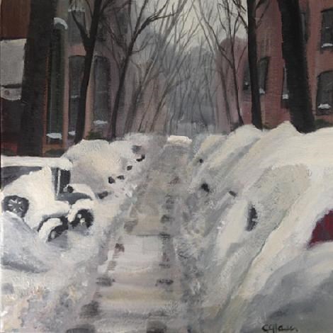 "Northeast Jeep" original fine art by christina glaser "Northeast Jeep" original fine art by christina glaser