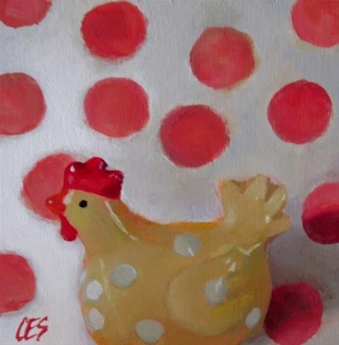 "The Traveling Chicken's Spots" original fine art by ~ces~ Christine E. S. Code "The Traveling Chicken's Spots" original fine art by ~ces~ Christine E. S. Code
