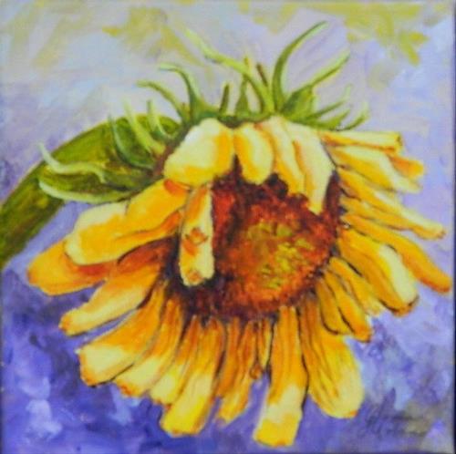 "Sunflower #3" original fine art by Gloria Urban "Sunflower #3" original fine art by Gloria Urban