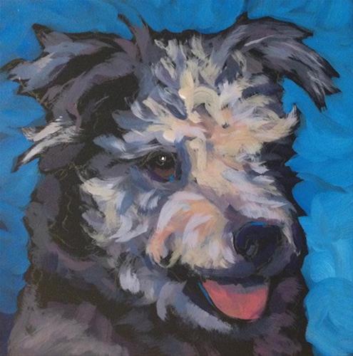"July 2, Bimo" original fine art by Kat Corrigan "July 2, Bimo" original fine art by Kat Corrigan